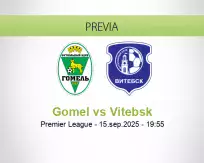 Pronóstico Gomel Vitebsk (15 septiembre 2025)