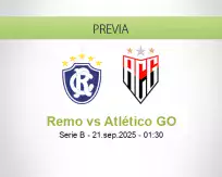 Pronóstico Remo Atlético GO (20 septiembre 2025)