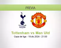 Pronóstico Tottenham Man Utd (19 diciembre 2024)