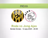 Pronóstico Roda Jong Ajax (12 septiembre 2025)