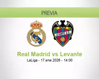 Real Madrid vs Levante