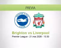 Brighton vs Liverpool
