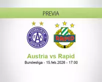 Pronóstico Austria Rapid (15 febrero 2026)