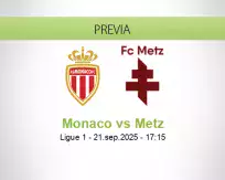 Pronóstico Monaco Metz (21 septiembre 2025)