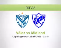 Pronóstico Vélez Midland (26 febrero 2025)