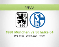 Pronóstico 1860 München Schalke 04 (26 octubre 2021)