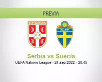 Pronóstico Serbia Suecia (24 septiembre 2022)