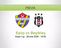 Eyüp vs Beşiktaş