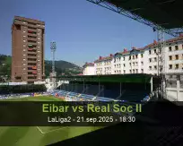 Pronóstico Eibar Real Soc II (21 septiembre 2025)