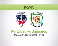 Pronóstico Fortaleza Jaguares (04 marzo 2026)