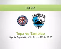 Pronóstico Tepa Tampico (20 noviembre 2025)
