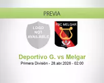 Deportivo G. vs Melgar