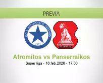 Atromitos vs Panserraikos