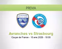 Pronóstico Avranches Strasbourg (10 enero 2026)