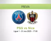 PSG vs Nice