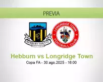 Pronóstico Hebburn Longridge Town (30 agosto 2025)