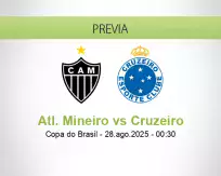 Pronóstico Atl. Mineiro Cruzeiro (28 agosto 2025)
