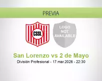 San Lorenzo vs 2 de Mayo