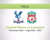 Pronóstico Crystal Palace Liverpool (10 agosto 2025)