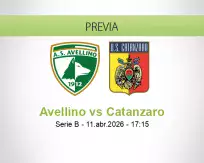Pronóstico Avellino Catanzaro (11 abril 2026)