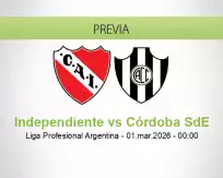 Independiente vs Córdoba SdE