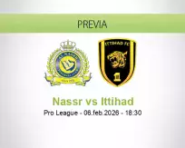 Pronóstico Nassr Ittihad (06 febrero 2026)