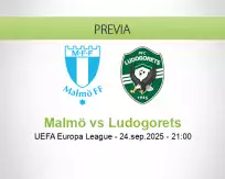 Pronóstico Malmö Ludogorets (24 septiembre 2025)
