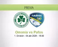 Pronóstico Omonia Pafos (04 abril 2026)