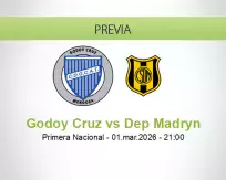 Godoy Cruz vs Dep Madryn