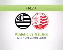 Pronóstico Athletic Náutico (27 abril 2026)