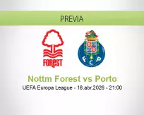 Nottm Forest vs Porto