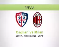 Cagliari vs Milan