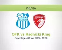 OFK vs Radnički Krag