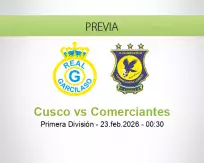 Pronóstico Cusco Comerciantes (22 febrero 2026)