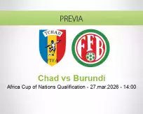 Pronóstico Chad Burundi (27 marzo 2026)