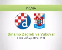 Pronóstico Dinamo Zagreb Vukovar (08 agosto 2025)