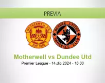 Pronóstico Motherwell Dundee Utd (14 diciembre 2024)