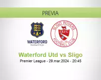 Pronóstico Waterford Utd Sligo (29 marzo 2024)
