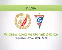 Pronóstico Widzew Łódź Górnik Zabrze (27 octubre 2024)