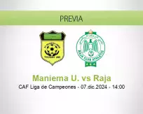 Pronóstico Maniema U. Raja (07 diciembre 2024)