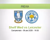 Pronóstico Sheff Wed Leicester (06 abril 2026)