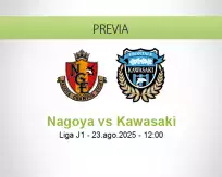 Pronóstico Nagoya Kawasaki (23 agosto 2025)