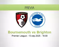Pronóstico Bournemouth Brighton (13 septiembre 2025)