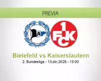 Pronóstico Bielefeld Kaiserslautern (13 diciembre 2025)