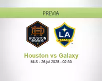 Pronóstico Houston Galaxy (25 julio 2025)