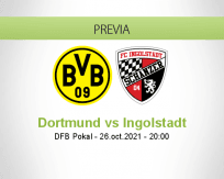 Pronóstico Dortmund Ingolstadt (26 octubre 2021)