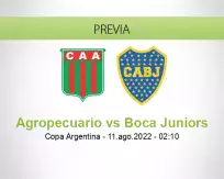 Agropecuario vs Boca Juniors