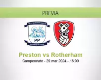 Pronóstico Preston Rotherham (29 marzo 2024)