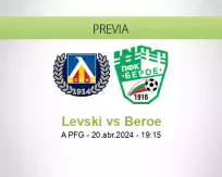 Pronóstico Levski Beroe (20 abril 2024)