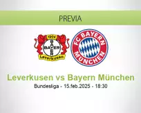 Pronóstico Leverkusen Bayern München (15 febrero 2025)